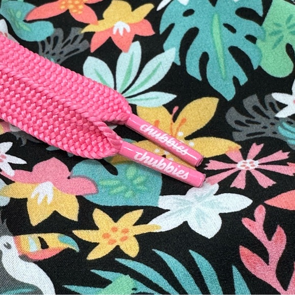 Chubbies Swim Trunks Floral Hawaiian Tropical Beach Bathing Suit Mens Large - Picture 2 of 8